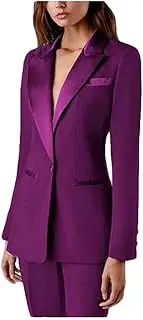 [Botong] Women's Two Piece Office Lady Suit Slim Fit Blazer Pants Business Suit Set Casual Wear Outfit Prom Suit
