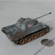 handmade 1/72 German Leopard Type A Tank Model Gray Painting model no soilders