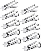 10pcs Glass Bed Spring Turn Clips Stainless Steel Small Clamp for 3D Printer Platform Retainer
