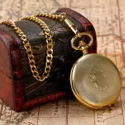Luxury Shield Case Skeleton Automatic Pocket Watch Men Women Roman Numeral Watch