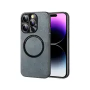 Iphone Magsafe Leather Case Xs Max Italy Grey Case Cover