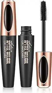 New 4D Silk Fiber Lash Mascara, Long Lasting Eyelashes, Lengthening and Thick, Waterproof & Smudge-Proof Long-Lasting, All Day Exquisitely Full(Mascara)