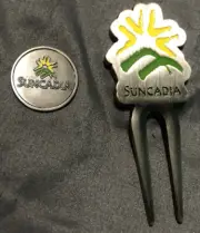 Suncadia Magnetic Divot Tool & Golf Ball Marker