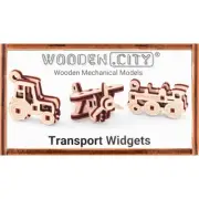 WOODEN CITY 3D Wooden Puzzle – Transport Widgets brain teaser
