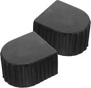 SHINEOFI 2Pcs Telescoping Ladder Cap Plastic Ladder Replacement Covers Non Slip Extension Feet Pads Guards Accessories, 1.97X1.69X1.14in