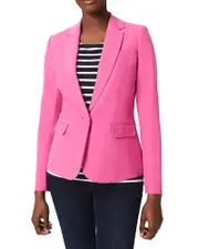 Hobbs London Silk Linen Black Jacket