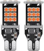 Sebellou 912 921 LED Bulb Red Stop Light T15 906 904 902 W16W 30-SMD for Back Up Lights Reverse Lights, Pack of 2