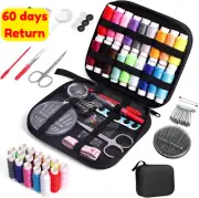 Sewing Kit Large Complete Set Bobbins Thread Box Beginners Travel Essentials
