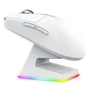 Attack Shark X6 bluetooth Mouse PixArt PAW3395 Tri-Mode Connection RGB Touch Magnetic Charging Base Macro Gaming Mouse