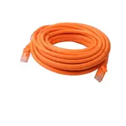 [PL6A-10ORG] 8Ware 10m Orange Premium Snagless CAT6A Ethernet Cable, Speed up to 10Gbps