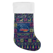 Adelaide Crows AFL Christmas Stocking Gift Bag Sock Xmas Hanging Ornament