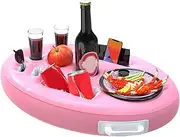 Pool Floating Table Tray | Inflatable Floating Drinks Floats Holder - Swimming Pool Accessories for Swimming Pool, Hot Tub, Lake