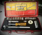 NEW VTG Oxwall Tool Powermaster 21 pc Combination 1/4 & 3/8 Forged Socket Set