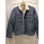 LEVI'S LEVIS DENIM SHERPA 厚重磅毛領鋪棉牛仔外套TYPE 3 S/M/L/XL保暖防寒中藍