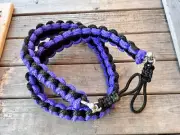 Engel Lunchbox Paracord Strap Purple Black With Extra Ends