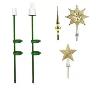 2PSC Christmas Tree Topper, Holder Holiday Universal Tree Topper Stabilizer