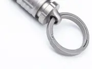 TC4 Titanium Alloy Concise Round Keyring Keychain Carabiner Hook Accessories