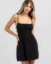 [Mooloola] Mooloola Women's Starfish Dress in Black Size 8 8 Black