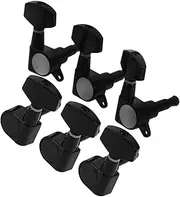 Hoement Full Closed Guitar Tuning Keys Large Handle String Tuning Keys for Wooden Guitars