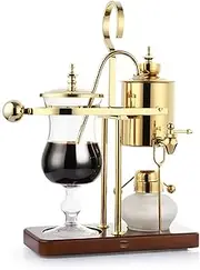 Luxury Family Balance Syphon Coffee Maker, Siphon Cold Brew Coffee Maker Brewer with Elegant Design Retro-Style Coffee Pots