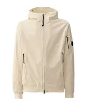 C.P. SHELL-R HOODED JACKET S,XL,M Nude