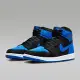 NIKE AIR JORDAN 1 RETRO HIGH OG 男籃球鞋-黑藍-DZ5485042 US7 黑色