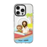 iPhone 16 Pro Clear Case MagSafe Compatible Illustration 08 by Keigo