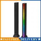 Rechargeable Sound Control Light RGB 32LED Pickup Lamp Bar (Black) AU