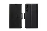 ZUSLAB Galaxy A34 Case Hanman Leather Wallet Card Cover for Samsung (2023) - Black