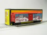 MTH RAILKING CHRISTMAS POWER METER BOXCAR O GAUGE holiday x-mas car 30-71061 NEW