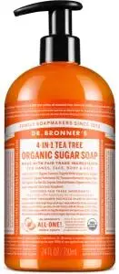 DR. BRONNER'S Organic Sugar Soap 4-in-1 Tea Tree (Pump) 710ml