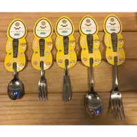 在飛比找蝦皮購物優惠-日本製 三麗鷗 蛋黃哥 造型不鏽鋼點心叉子/ 抹刀 / 湯匙