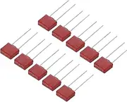 uxcell 25Pcs DIP Mounted Miniature Square Slow Blow Micro Fuse for Electronic Parts PCB LCD Repair, T3.15A 3.15A 250V, Red