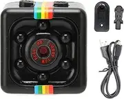 Mini Camera 1080P HD Night Vision 140 Degree Lens Small Sports DV Camcorder for Outdoor Indoor Black