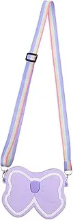 [COLLBATH] Cute Bowknot Boys and Girls Shoulder Bag Silicone Boy Girl's Crossbody Bag for Girls Fun Cartoon Design Polyester Silicone Material Multi