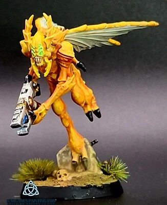 Painted Vespid Stingwings Kill Team WH40K Collectible Figure for Wargames