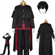 Anime Toilet Bound Hanako kun Jibaku Shounen Uniform Cosplay Costume Set Yashiro Nene Friend Hanako Kun Carnival Wig Props (Hanako Kun+Wig,M)
