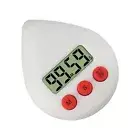 Digital Bathroom Shower Kitchen Clock Timer With Alarm Waterproof Energy Saver