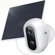 Laview 2K Solar Security Cameras Wireless Outdoor, Rechargeable Battery Wifi...