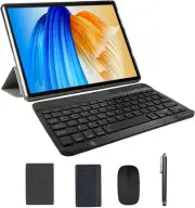 Android 14 Tablet 2 in 1 Tablets 10 Inch, with Keyboard Mouse Black