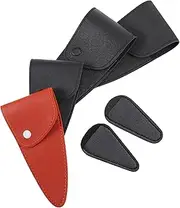 TOVINANNA Hairdressing Scissors Leather Case Barber Scissor Bag Hair Scissors Storage Holder Durable Pvc