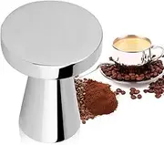 40MM Diameter Espresso Coffee Tamper, Stainless Steel Coffee Powder Hammer Tool Flat Base Coffee Bean Press Compatible with Machine Refillable Reusable