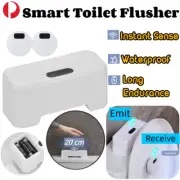 Auto Toilet Flushing Button Touchless Flusher Sensor Wireless WIFi Bathroom kit