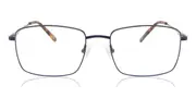 Rectangle Full Rim Titanium Men's Glasses Online Blue Size 55 - Lenses Included - Private Health Rebate - Blue Light Block - SmartBuy Collection