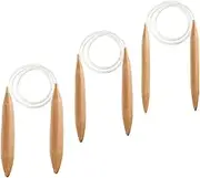Jumbos Circular Knitting Needles | Oversized Large Knitting Needles | Knitting Tool with 15mm 20mm 25mm Sizes for Chunky Yarn Beginner Fabric Crafts Crochet Helves