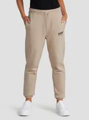 GUESS Women's Eco Gold Beige Alisha Active Trackpants Size: Small, Polyester