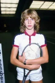 Tennis Player Steffi Graf 1982 In Bruhl Old Photo 10
