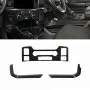 Carbon Fiber Central Control Panel Cover AC+Gear Side Tirm for Ford F150 2021+