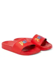 [Palm Angels Kids] Palm Angels Kids Logo slides UK 8.5 red