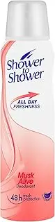 Shower to Shower Ladies Deodorant Musk Alive 150ml